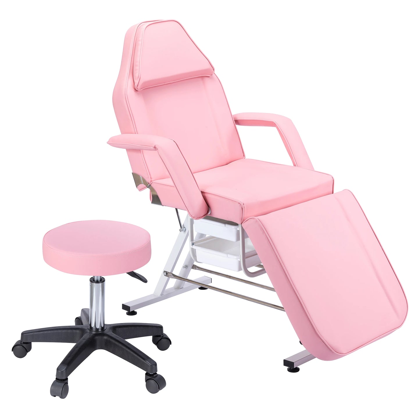 Facial Beauty Salon Bed Podiatry Chair Aesthetic Tattoo Bed Medical Spa Massage Treatment Table with Neck Stretcher