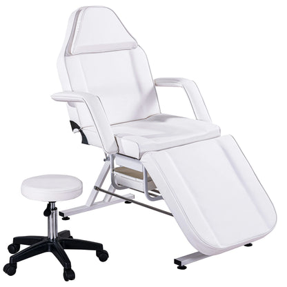 Facial Beauty Salon Bed Podiatry Chair Aesthetic Tattoo Bed Medical Spa Massage Treatment Table with Neck Stretcher